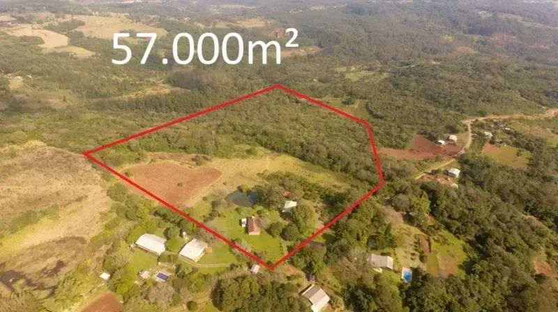 [569]CHÁCARA EM TAQUARA 5,7HA COM CASA, POMAR, AÇUDE, ROÇA E FIBRA ÓPTICA - Foto 2