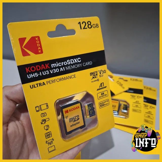  Cartão de Memória Kodak - 128GB 