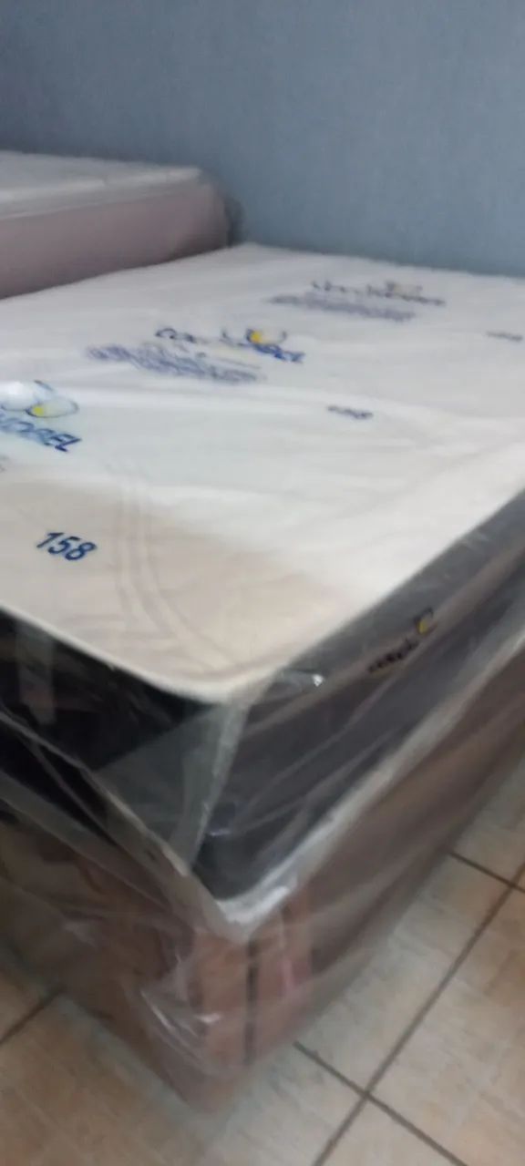 Cama box Queen molas ensacadas  - Foto 5