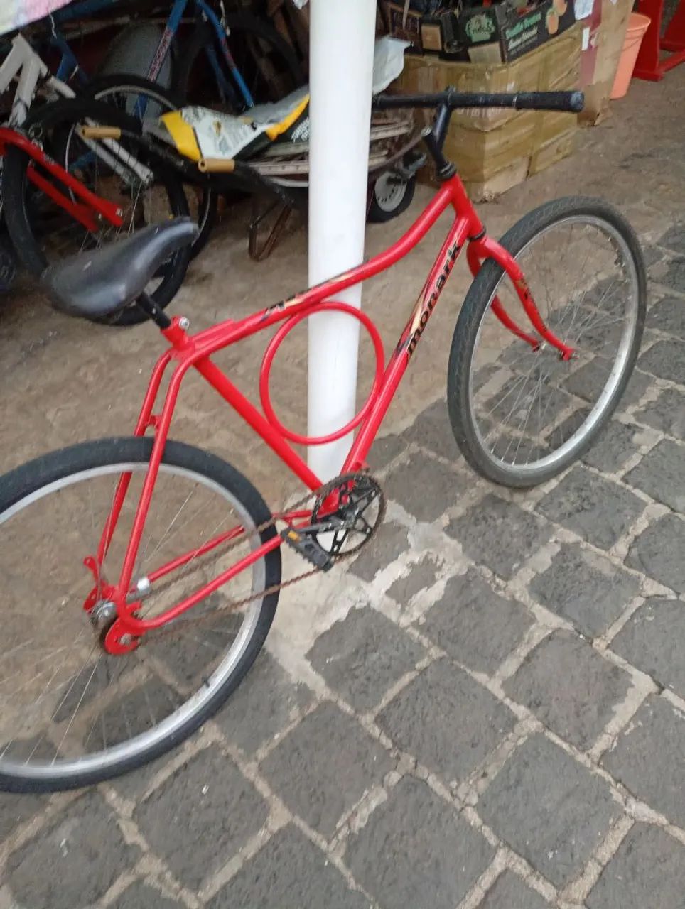 Bicicleta Vermelha Aro 26 - Foto 3