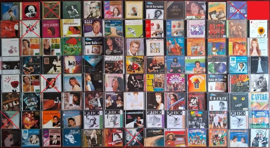 Coleção Pronta De 98 Cds Da Foto - Letra B E C