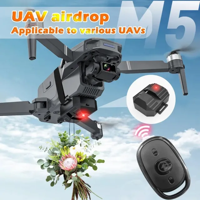 [Novo] Universal Airdrop para Drone, Controle Remoto 2.4GHz, Dispositivo de Entrega