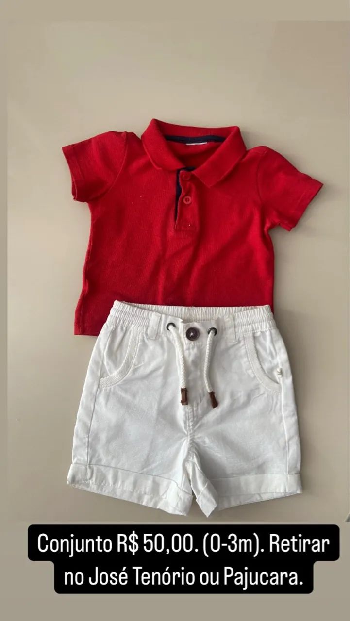 Peças para menino no precinho 