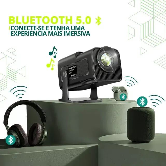 Projetor Portátil Magcubic HY320, Android 11, 390 ANSI, 4K - Foto 5