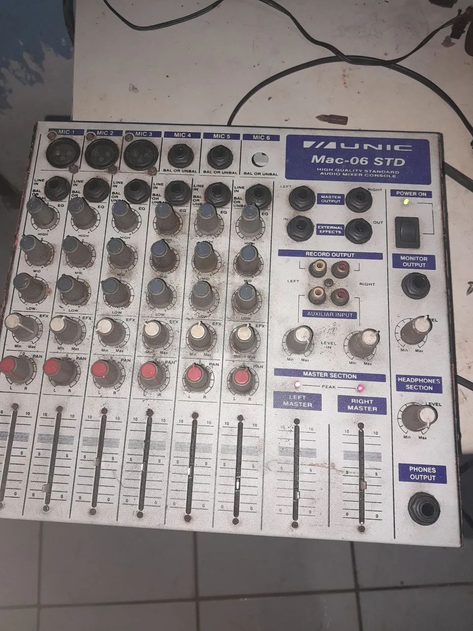 Mesa de Som V/AUNIC Mac-06 STD - Foto 3