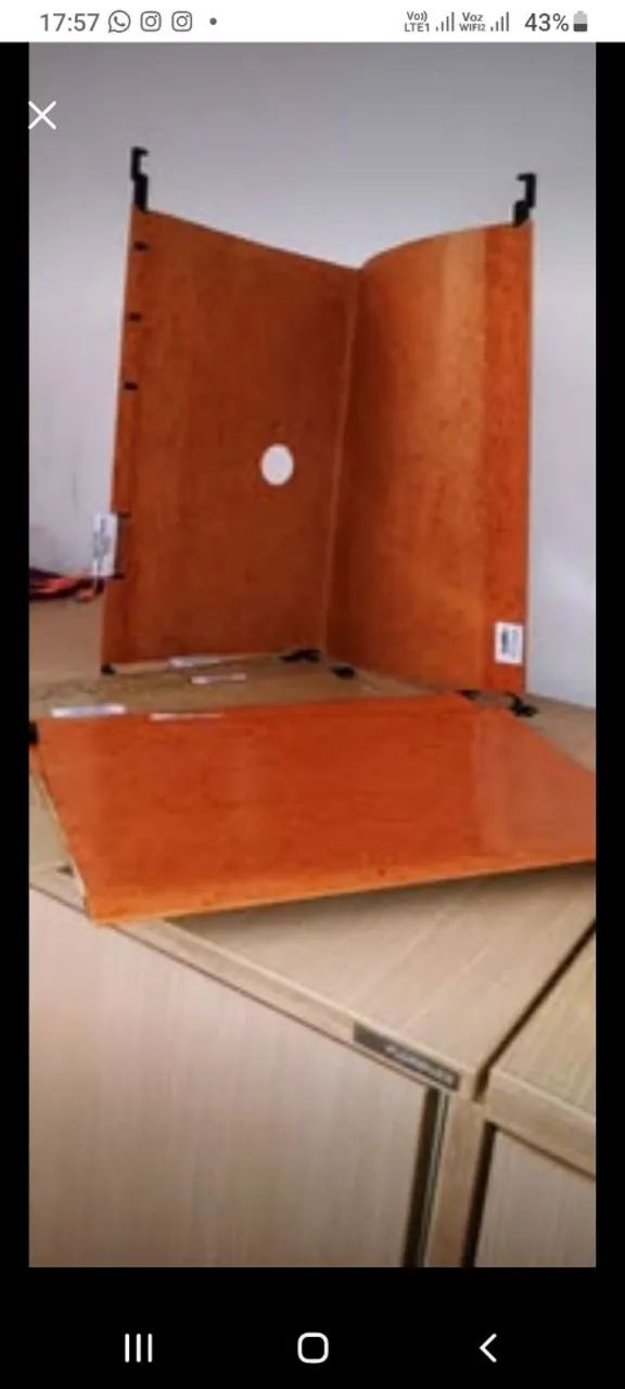 Pastas suspensa papelão 