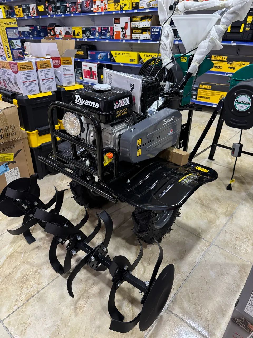 Motocultivador a Gasolina 7Hp Completo C/ Acessórios 212cc - TT90 Toyama  - Foto 6