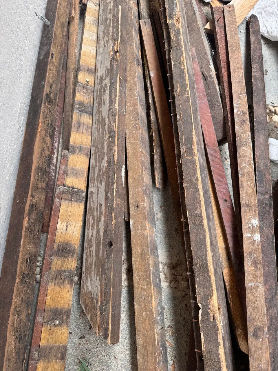 7 Barrotes de Madeira 