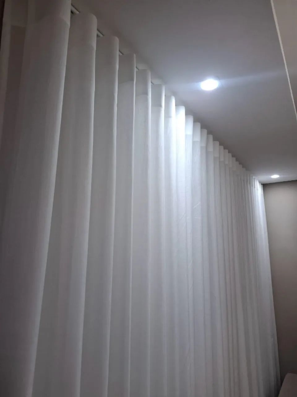 Cortina Linho Gaze com Prega Wave e Forro 10x no Cartão - Foto 3