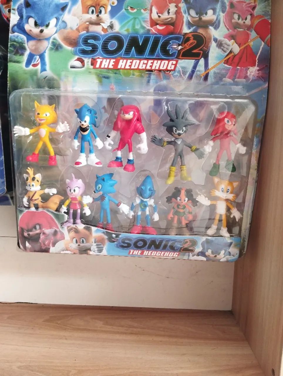 Bonecos Sonic (todos os personagens)