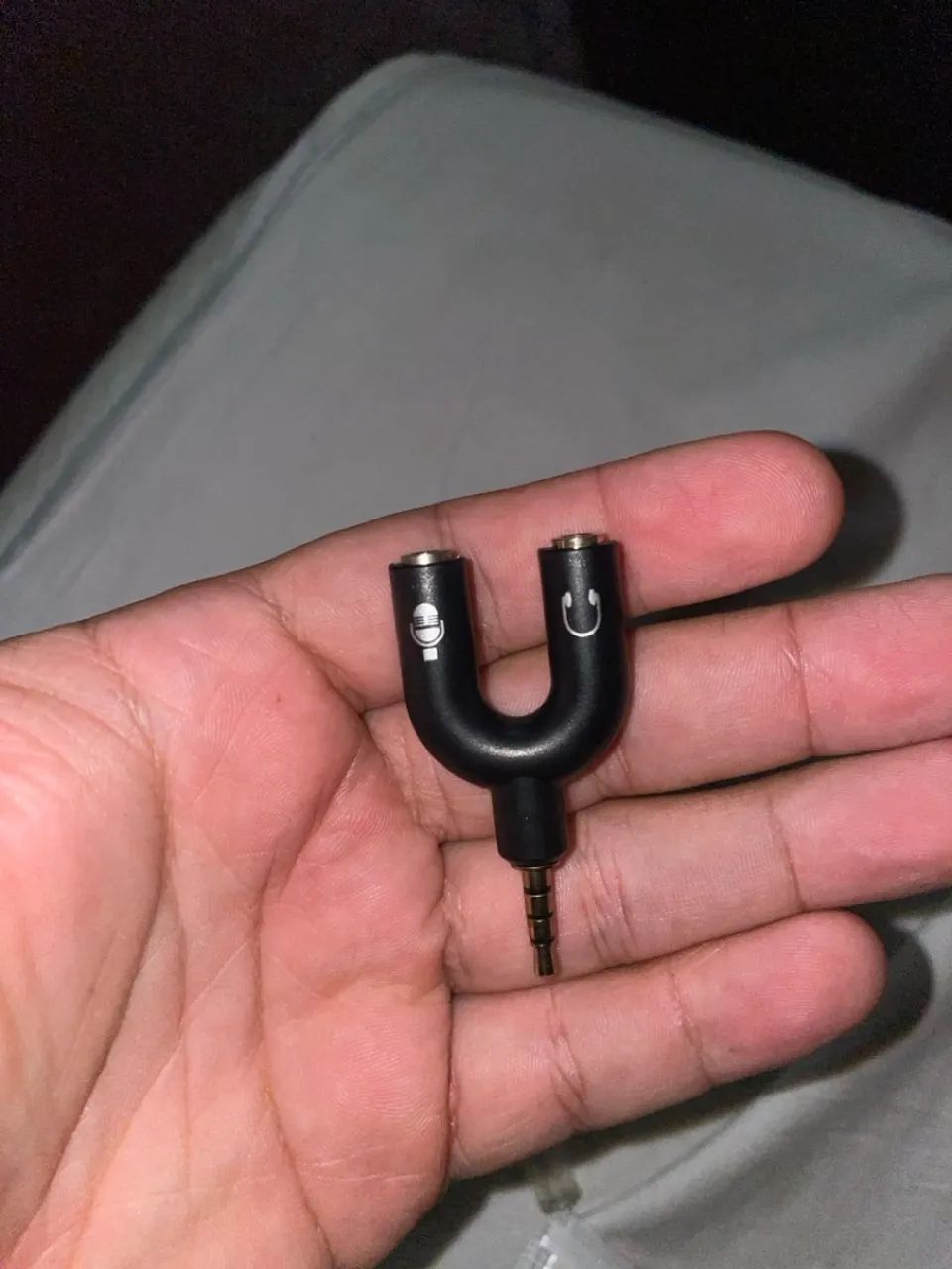 Adaptador P2 para Fone e Microfone