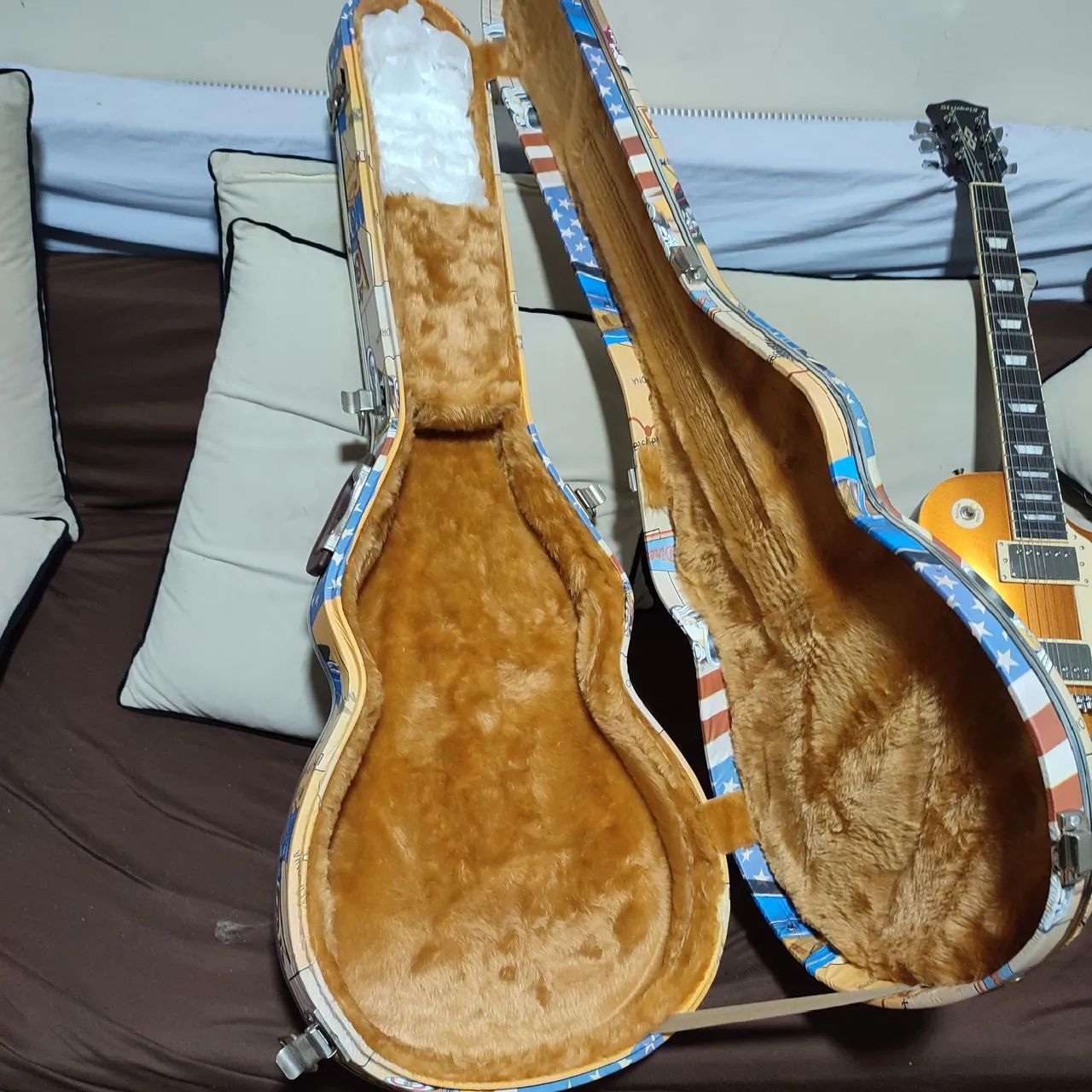 Guitarra Elétrica Les Paul Gold - Foto 3