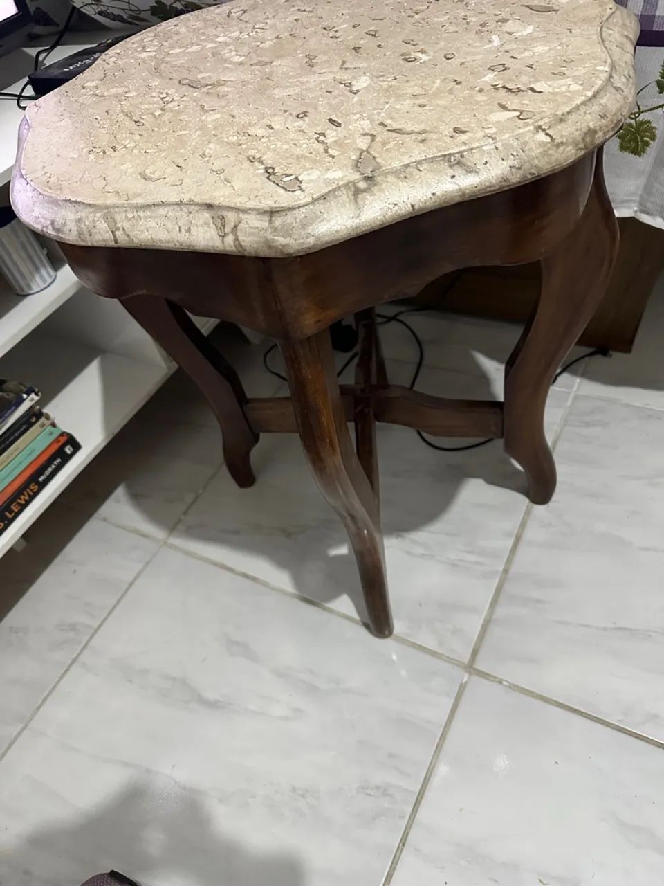 Mesa de canto em pedra natural de mármore  - Foto 2