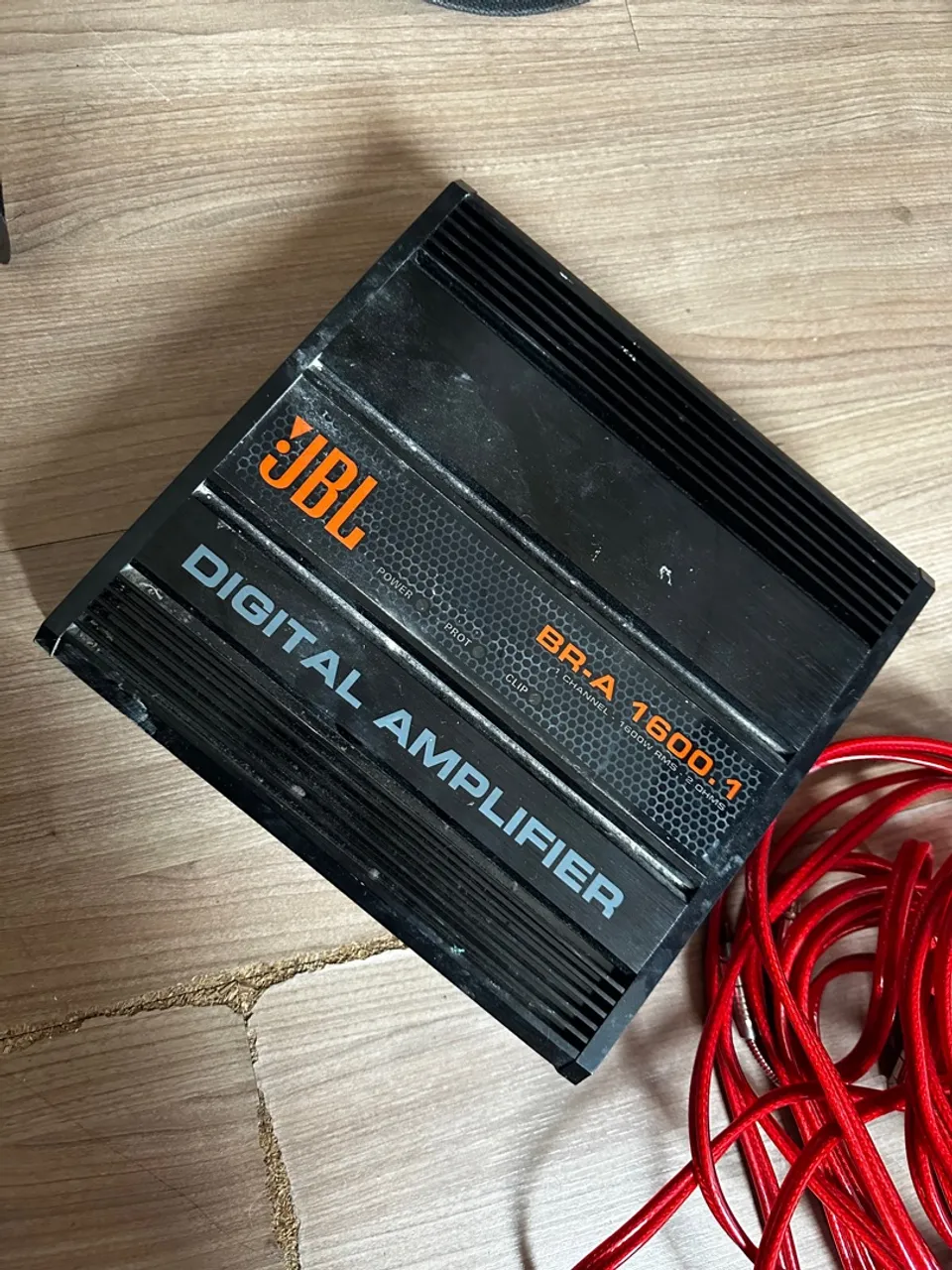 Módulo JBL BR-A 1600.1 + 3 Cabos Stetsom 5mt