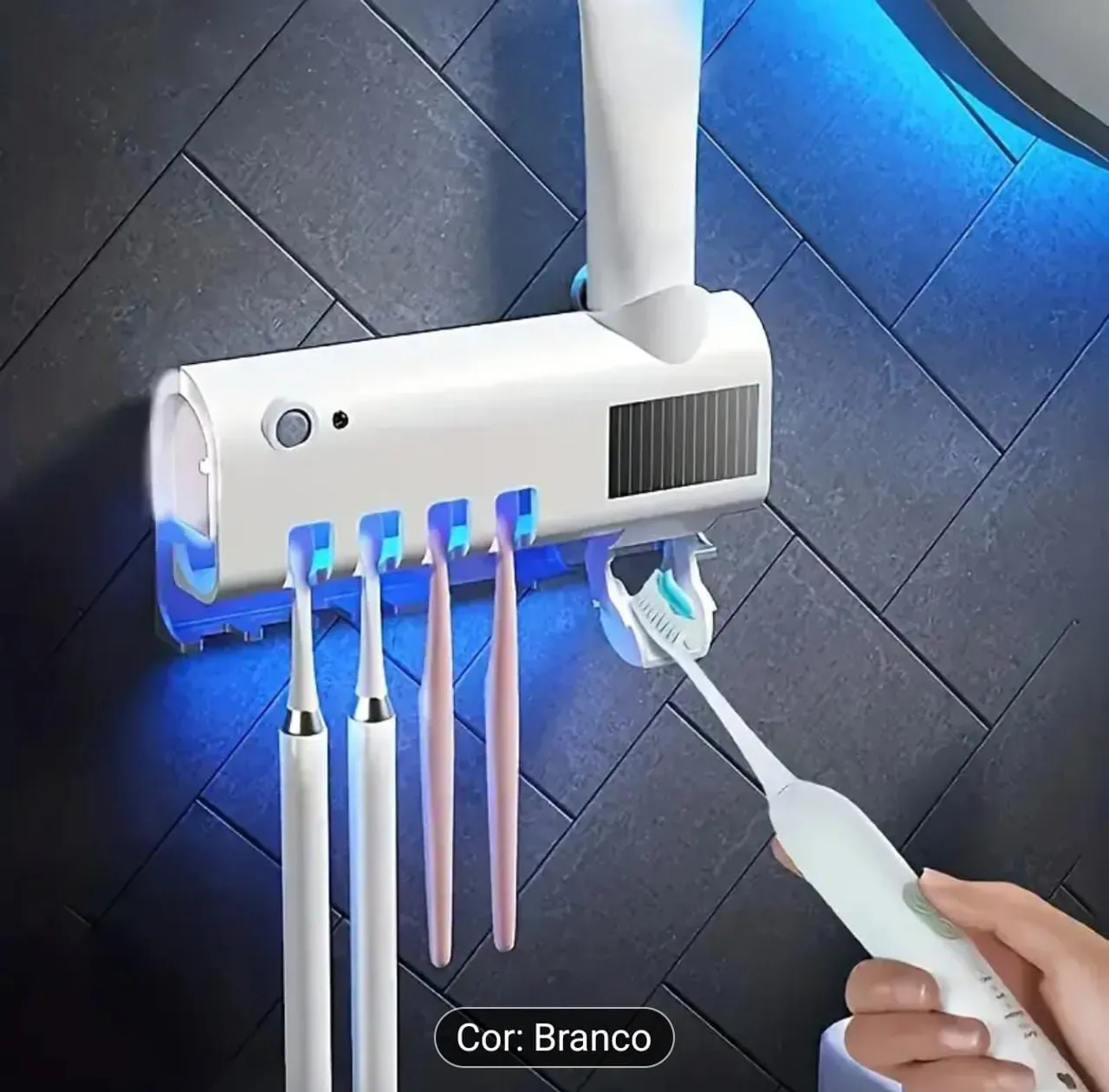 Soporte inteligente para escova de dentes