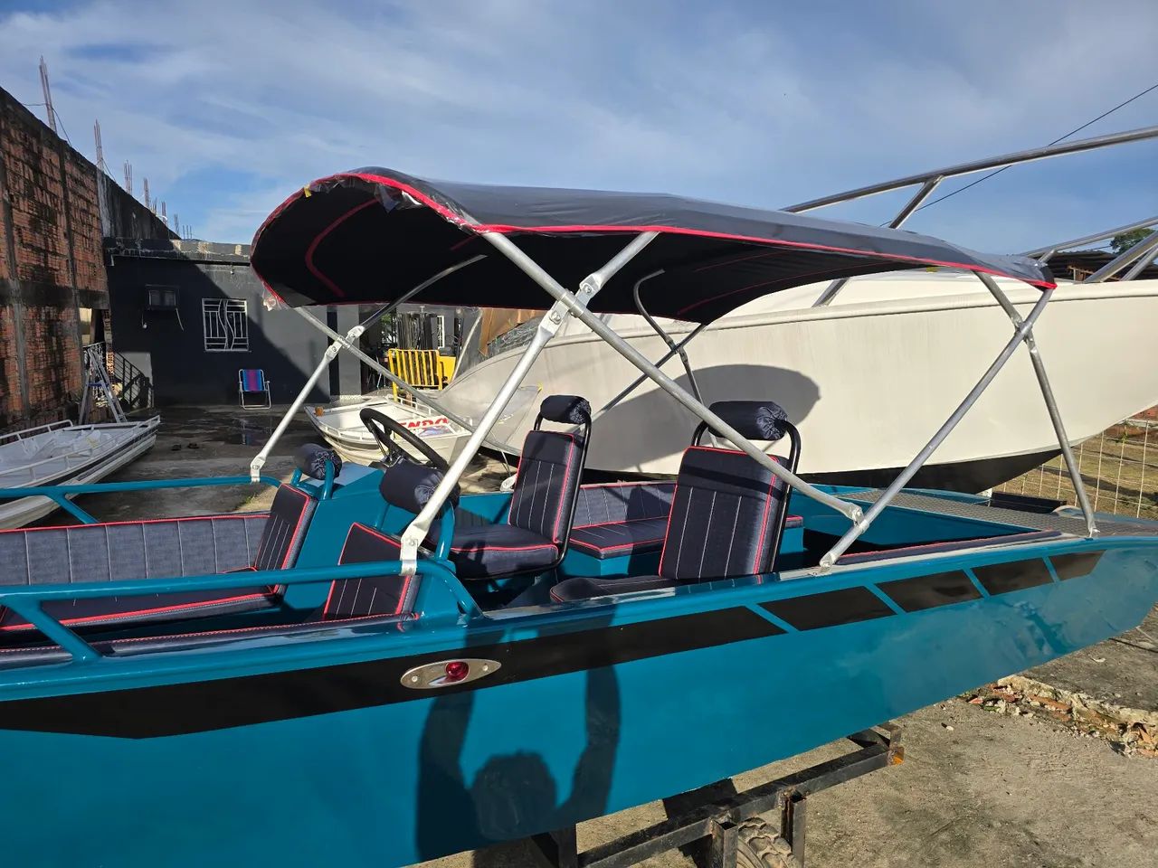 canoa, voadeira, barco, lancha  - Foto 5