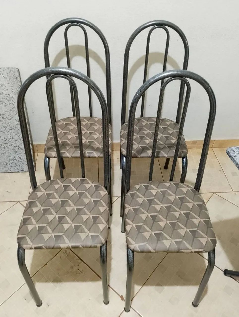 Jogo de mesa 70x70 granito  - Foto 3