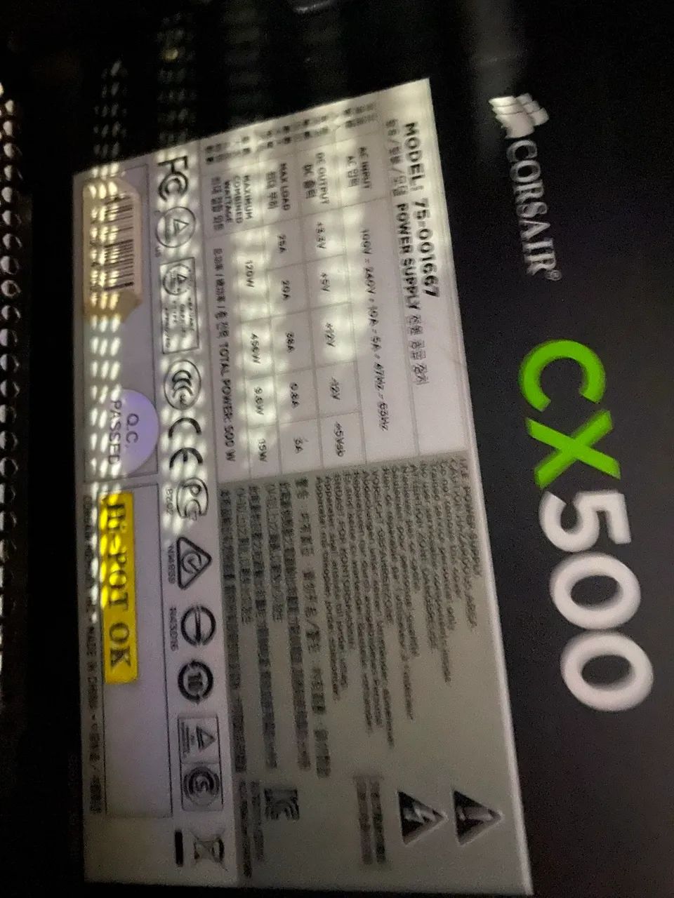 Fonte Corsair CX 500  - Foto 2