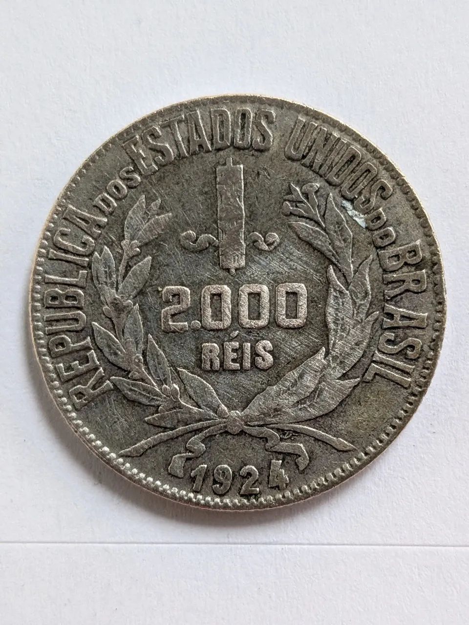 Moeda 2000 Reis 1924 Mocinha