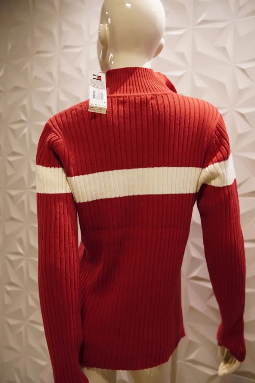 Sueter retro Tommy hilfiger vermelho - Foto 2