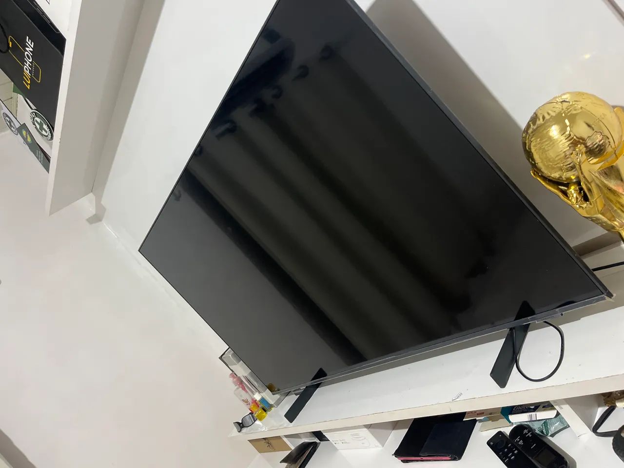 Tv sansung 50 polegadas com o display queimado  - Foto 3