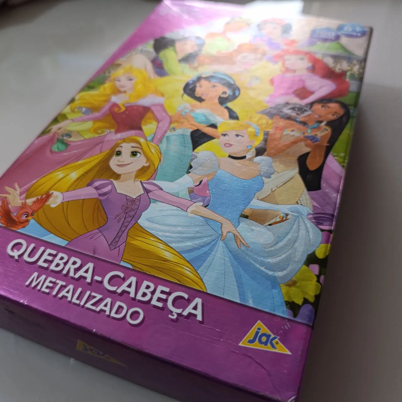 Quebra Cabeça METALIZADO Disney Princesas  - Foto 3