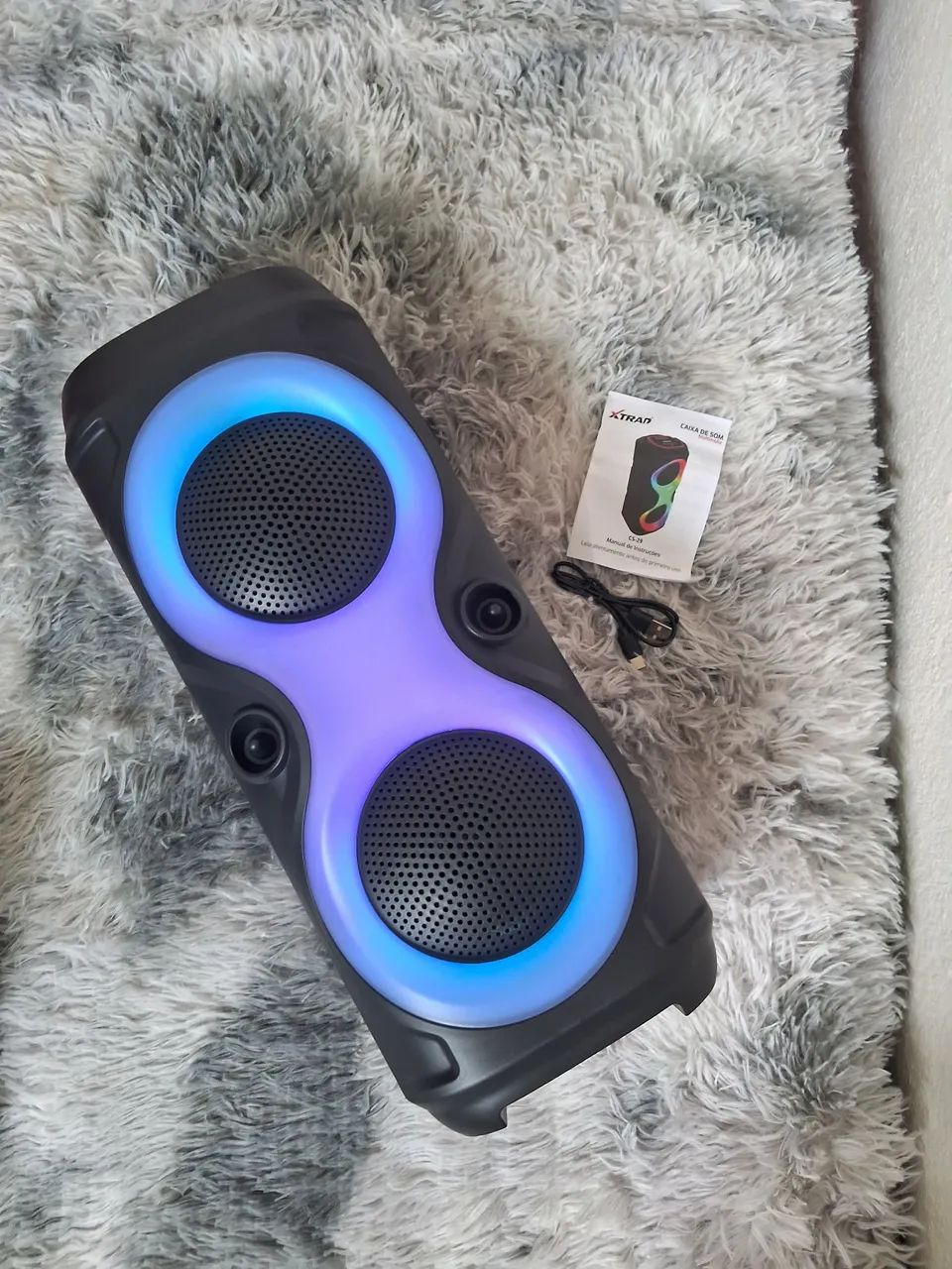 CAIXA DE SOM COM BLUETOOTH SEM FIO - Foto 2