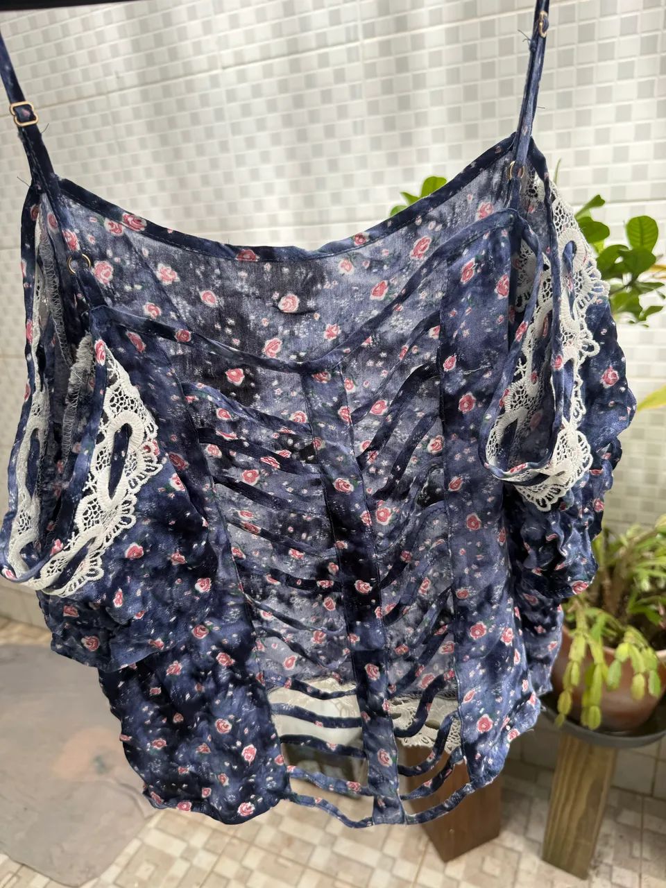 Blusa ciganinha ombro a ombro G - Foto 3