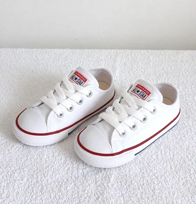 Tênis Infantil Converse All Star Branco Original Tam 21
