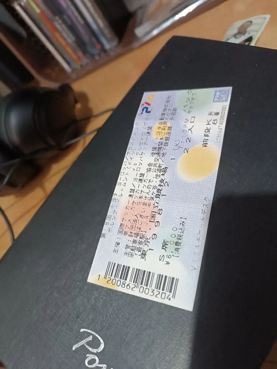 Réplica de ingresso Vasco x Real Madrid 