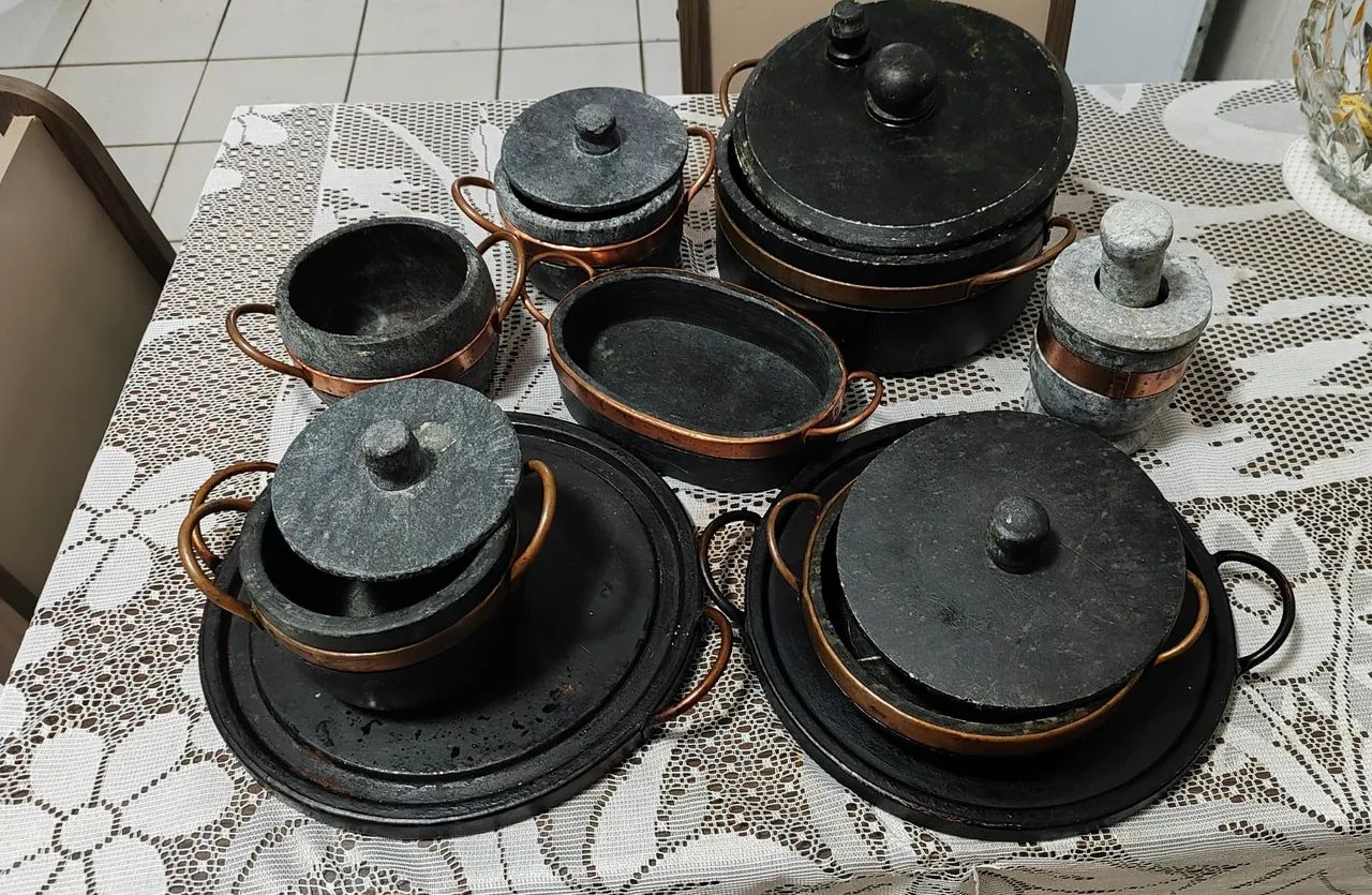 Kit panelas de pedra  - Foto 2