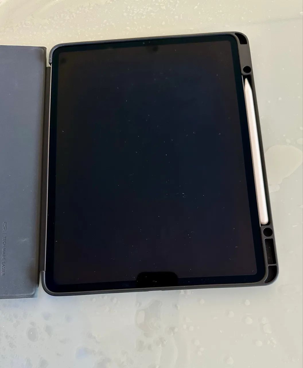 iPad 12,9 4a geração + Apple Pencil + Case ESR - Foto 4