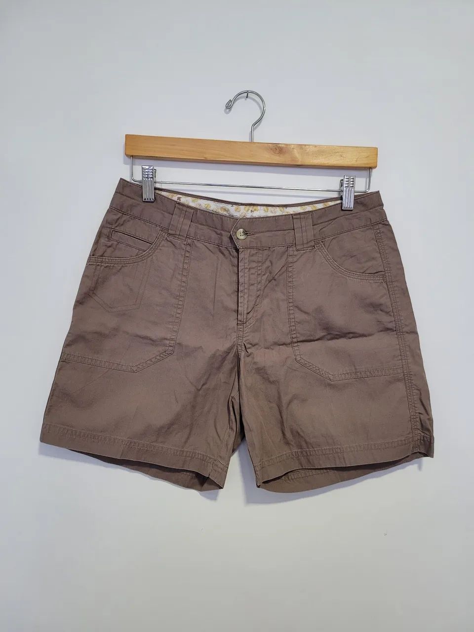 short columbia feminino marrom 38