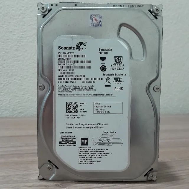 Hd Seagate 500Gb