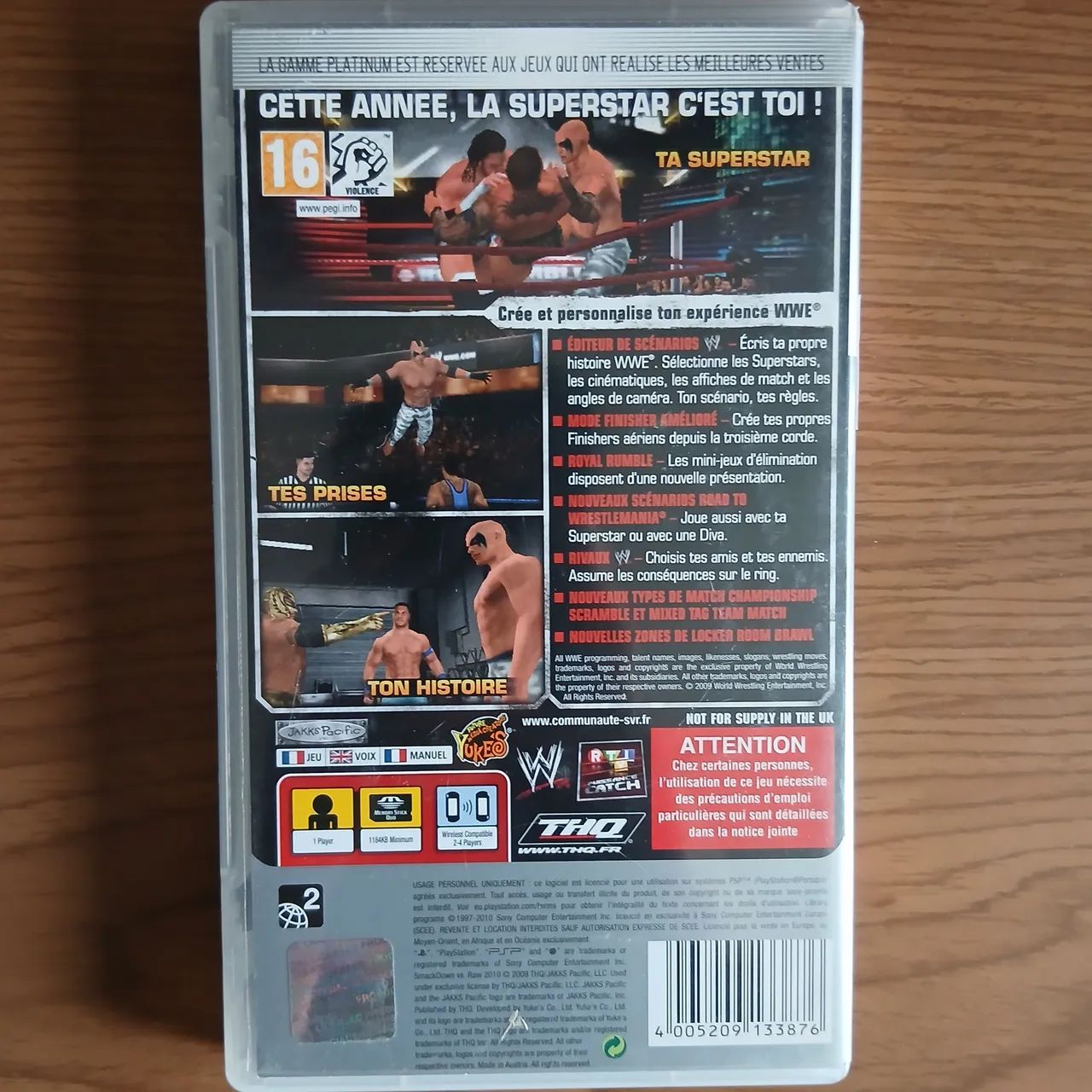 MMA SMACK DOWN VS RAW 2010 PSP - Foto 2