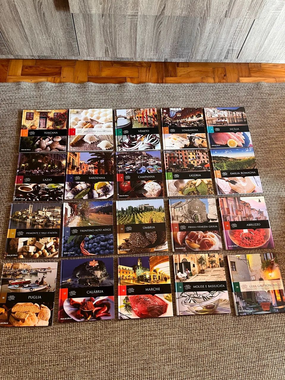 Coleção Cozinha Italiana - Folha de S.Paulo - 20 Volumes - Completa