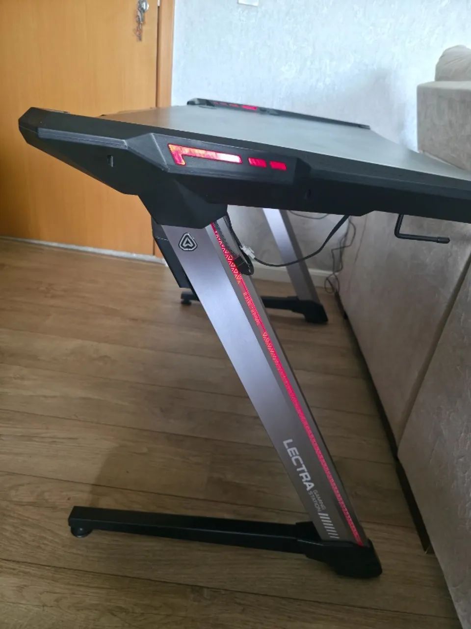 Mesa Gamer Alpha Gamer Lectra Black - AGLECTRA - Foto 3