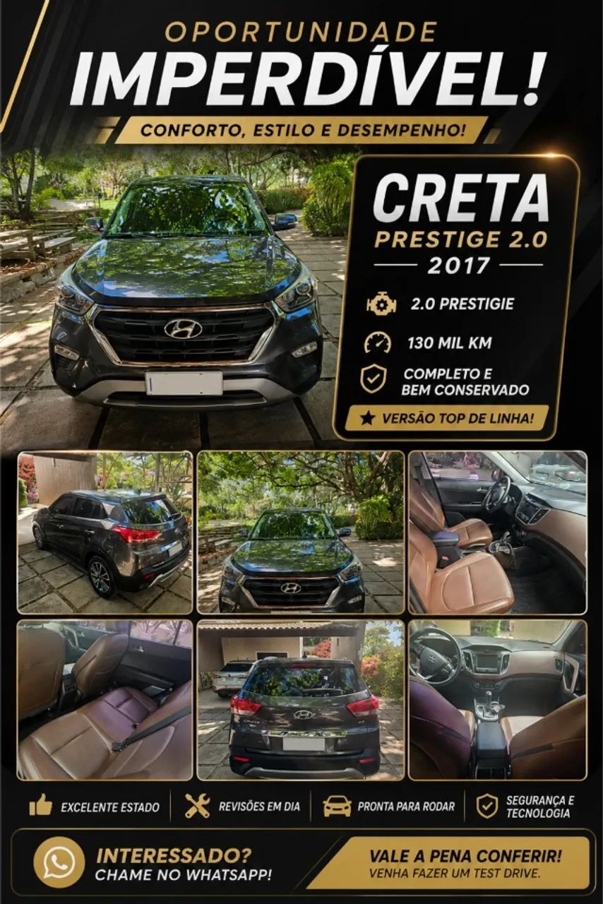 Hyundai Creta Creta Prestige 2.0 16V Flex Aut. 2017
