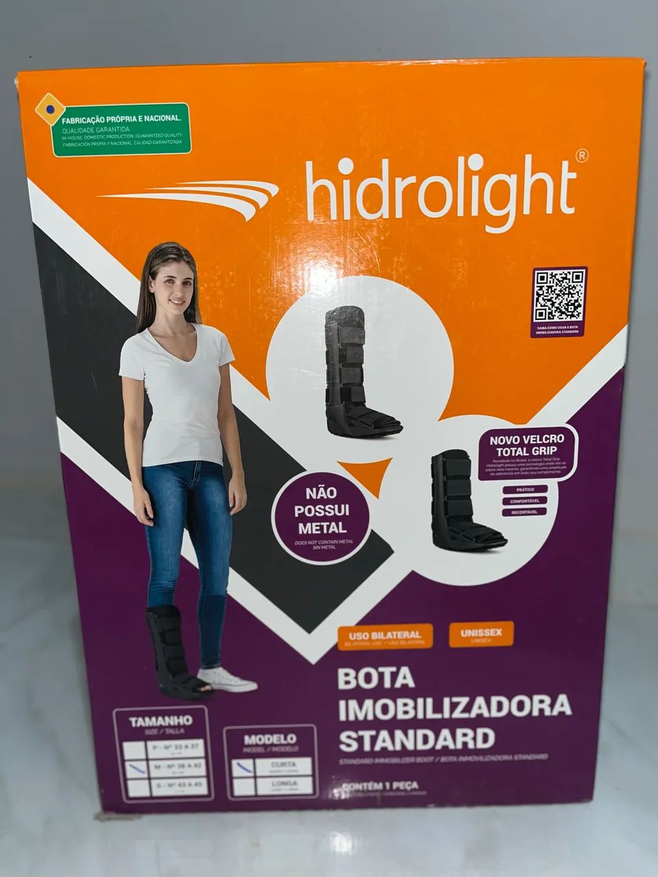 BOTA IMOBILIZADORA STANDART CURTA - Foto 2