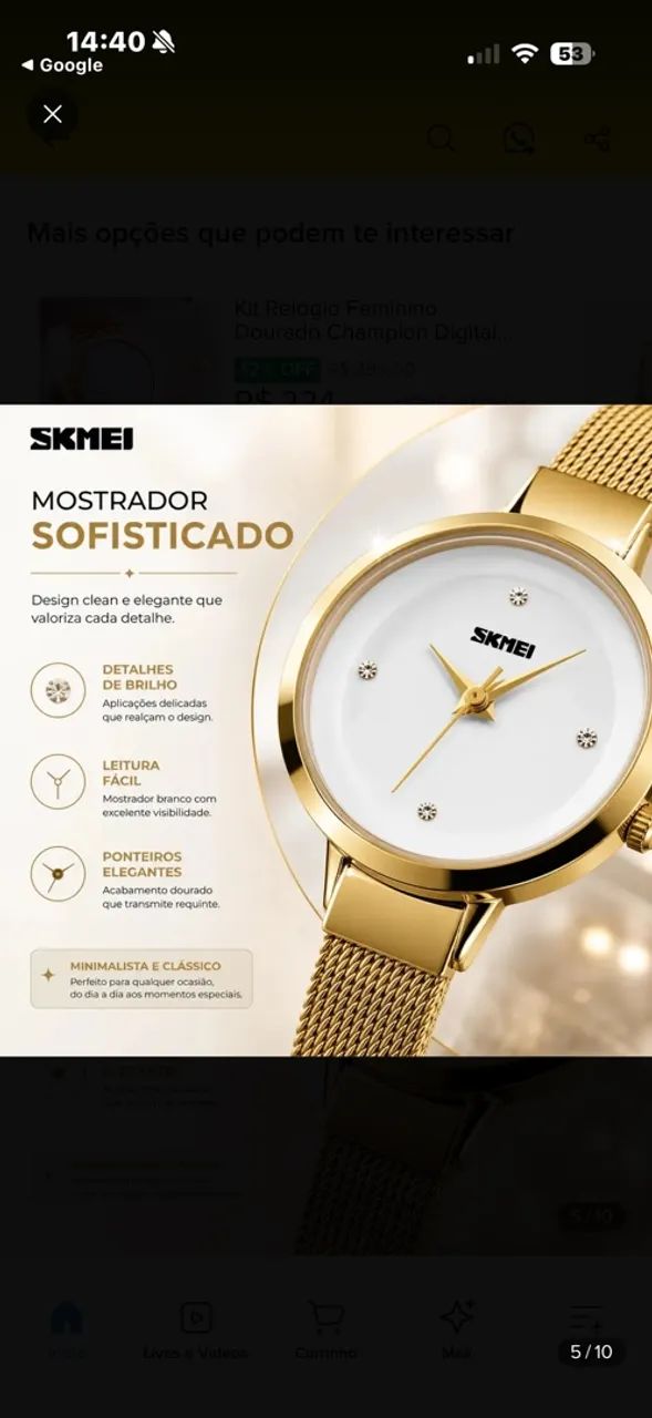 Relogio feminino - Foto 2