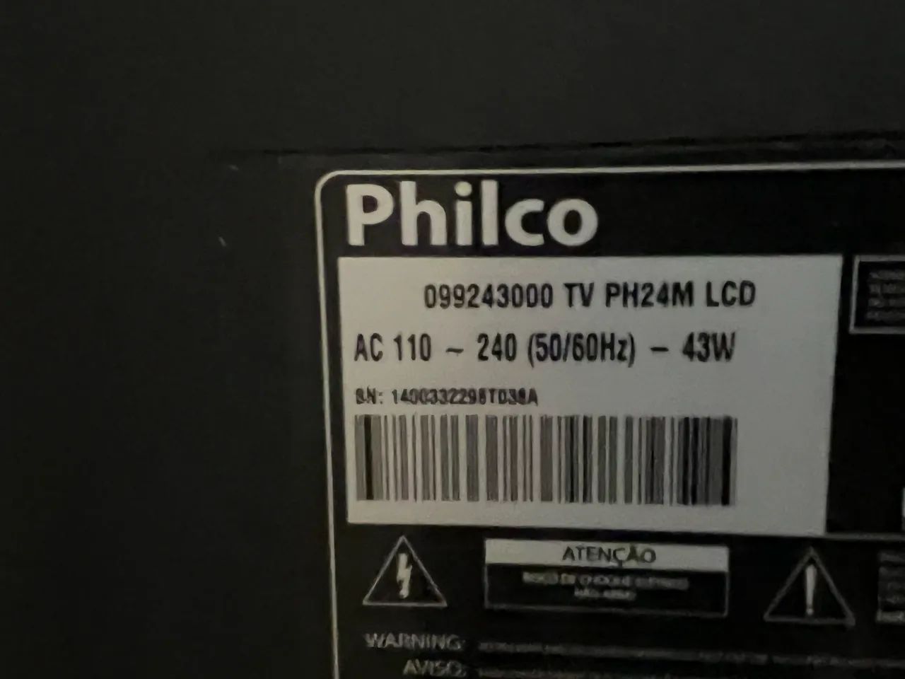 Tv Philco lcd + smart box tx9 - Foto 2