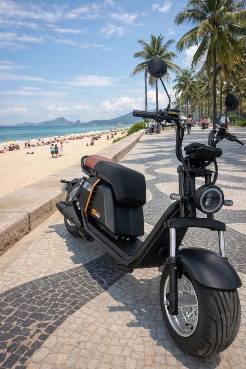 Scooter eletrica 701 sport 2026 com Bluetooth e som - Foto 4