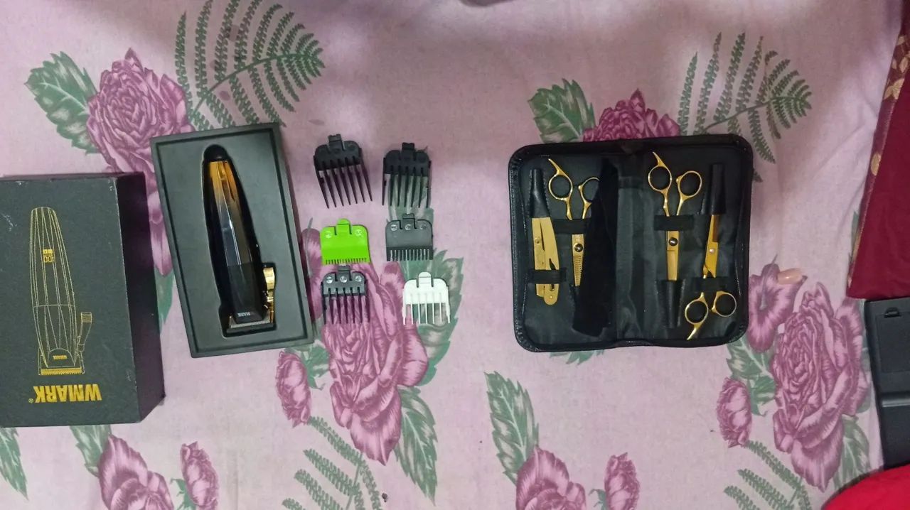 Vendo máquina de corte com pentes de disfarce e caixa  - Foto 2
