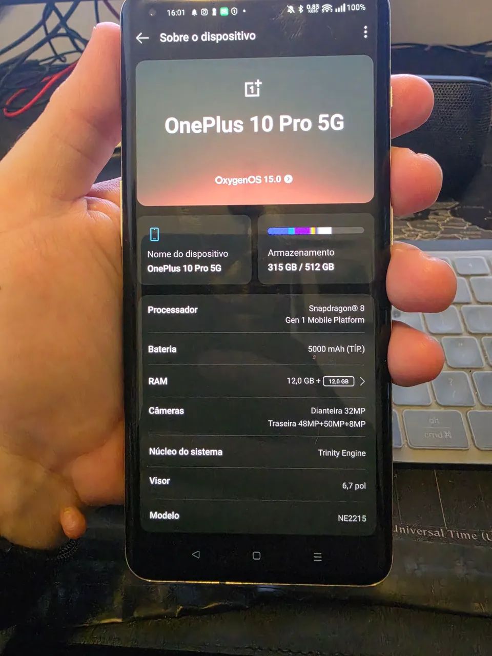 Oneplus 10 Pro 512Gb (12gb + 12gb) sem digital + tela extra com digital - Foto 2