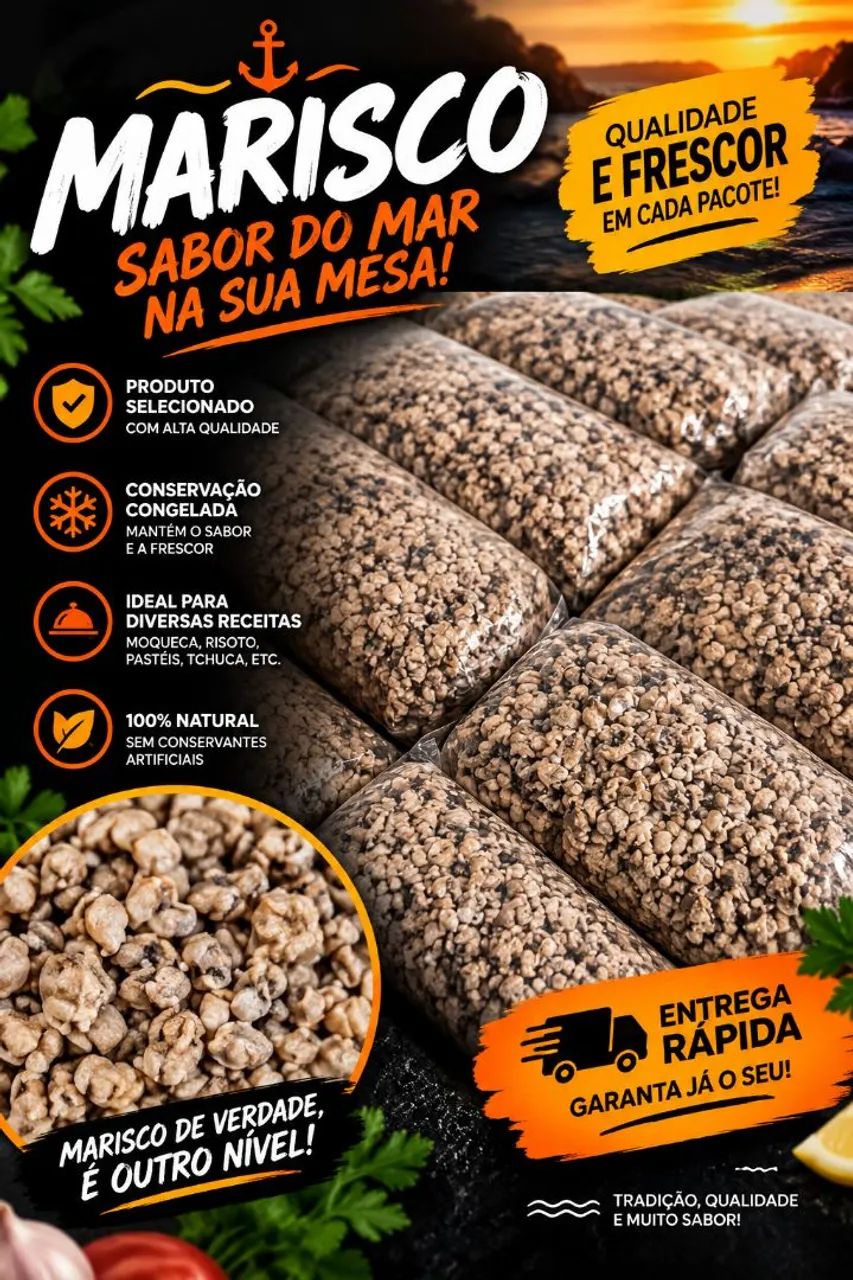 Marisco Fresco Direto Da Fonte 