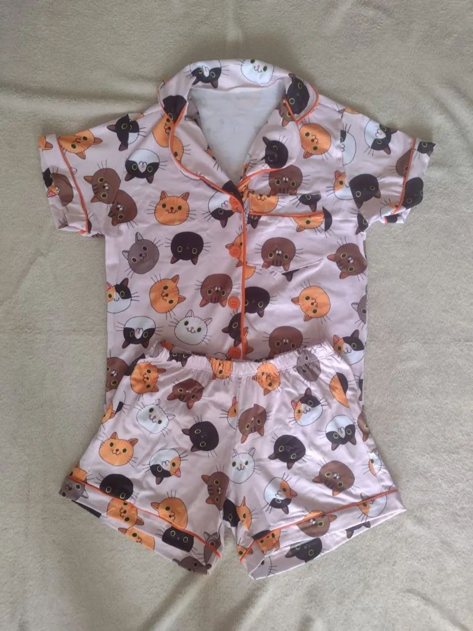 Pijama Americano Tecido Suede Premium  - Foto 2