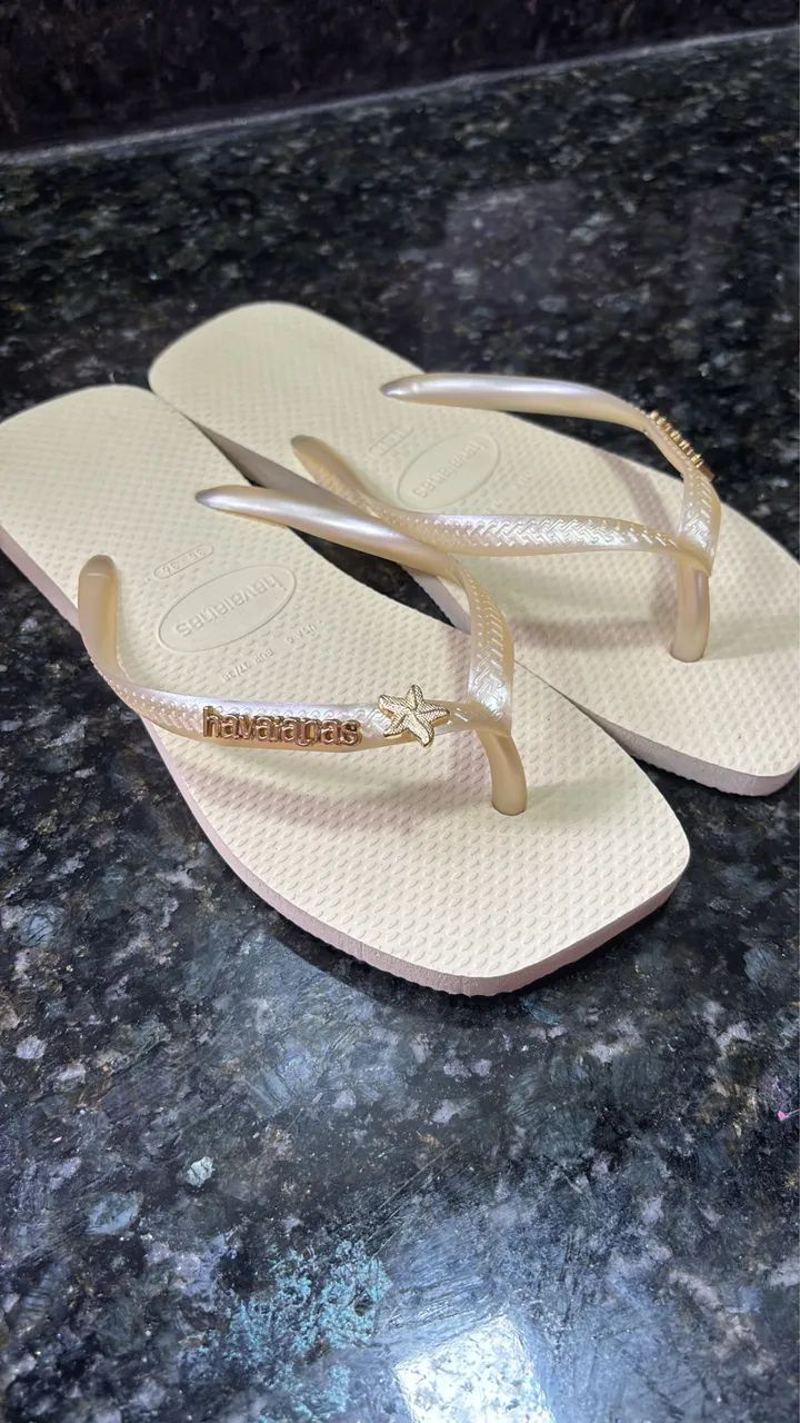 Havaianas Slim Amarela Original 