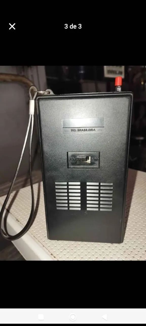 Motoradio de bolso antigo AM FM Dunga III. - Foto 2