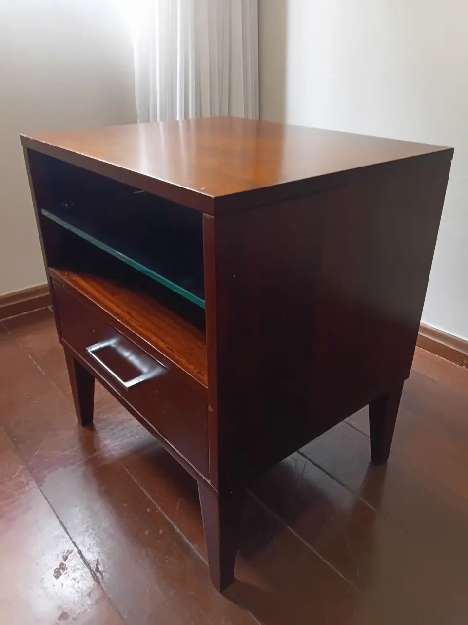 Mesa de cabeceira em madeira - Foto 2