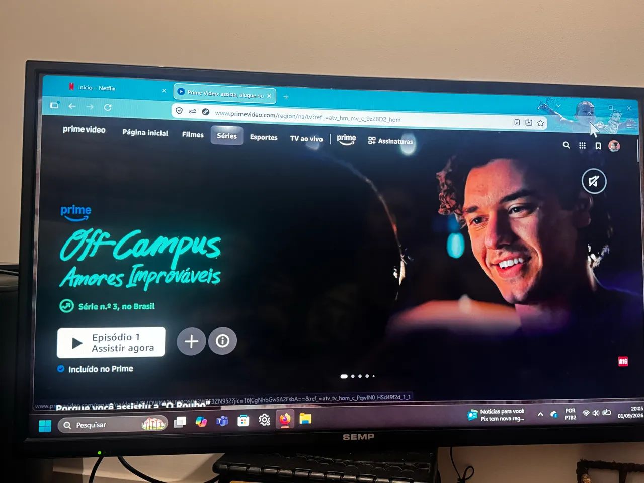 Tv sem smart SEMP